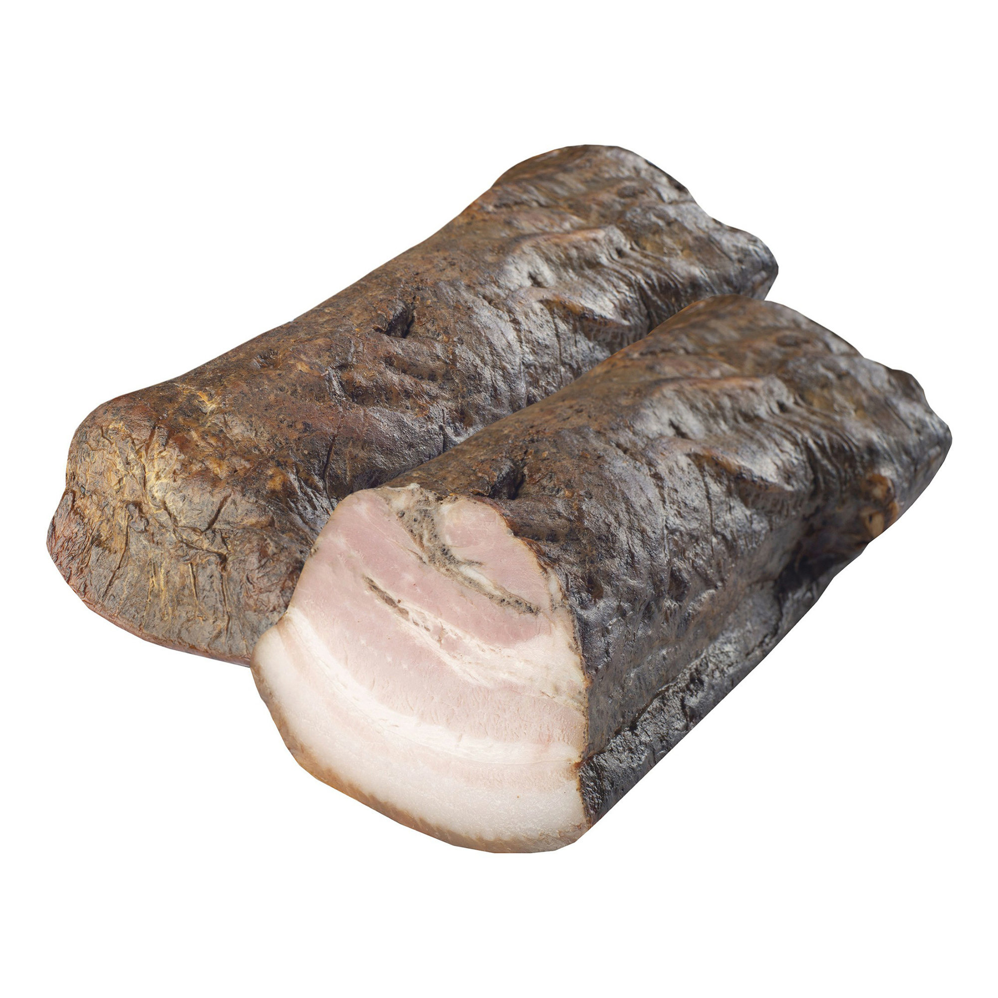 

Грудинка варено-копченая Бахрушинъ Старорусская +-500 г