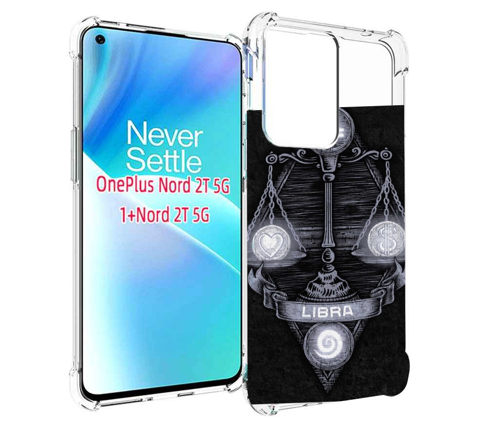 

Чехол MyPads знак зодиака весы 2 для OnePlus Nord 2T, Прозрачный, Tocco
