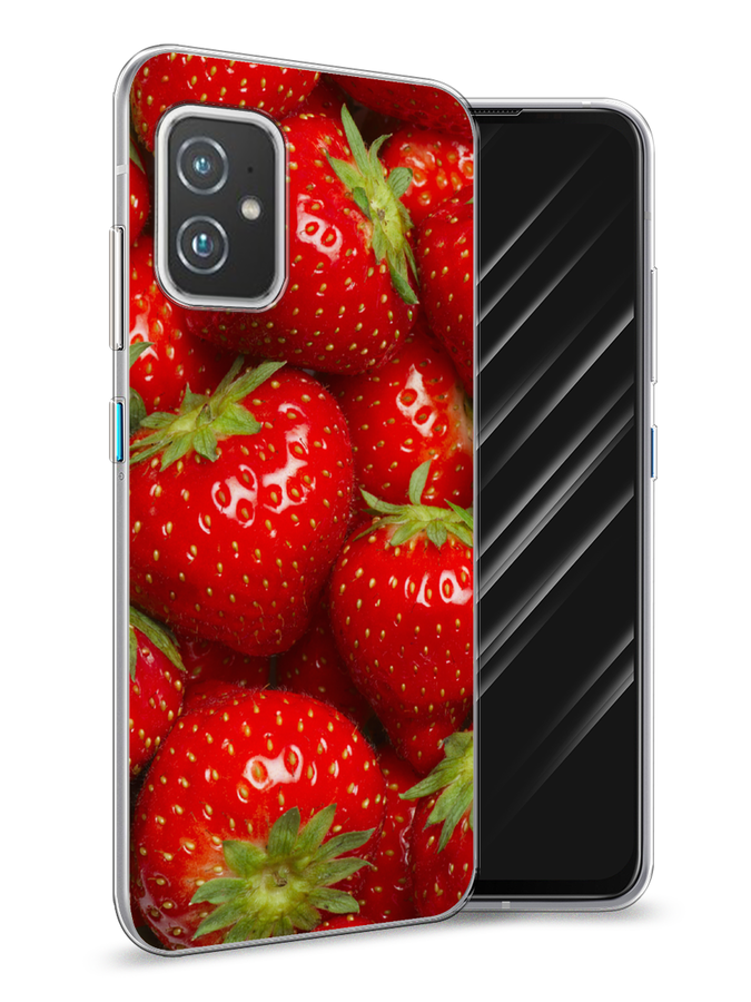 

Чехол Awog на Asus ZenFone 8 "Клубника", Красный;зеленый, 44450-10