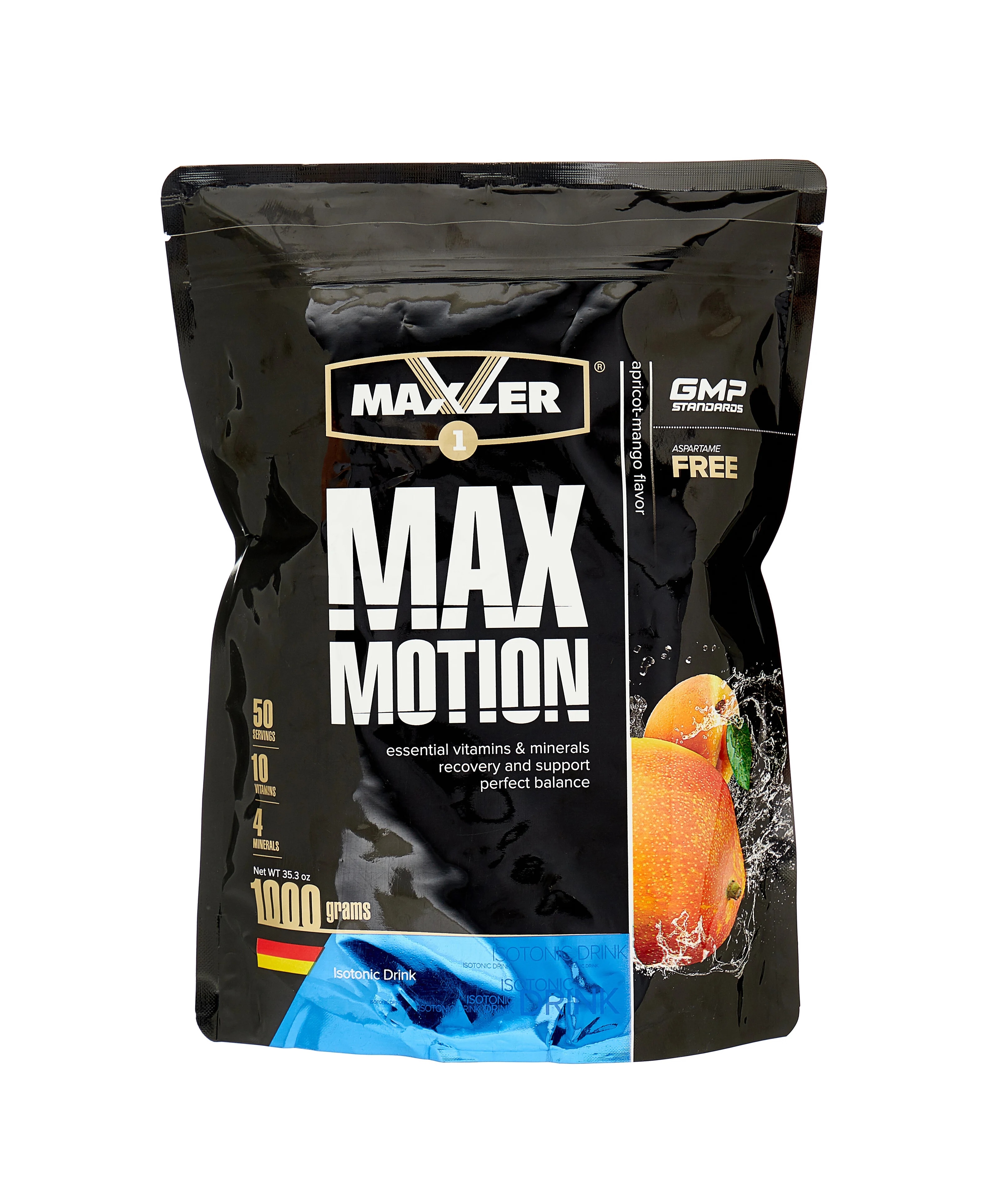 фото Изотоник maxler max motion, 1000 г, mango/apricot