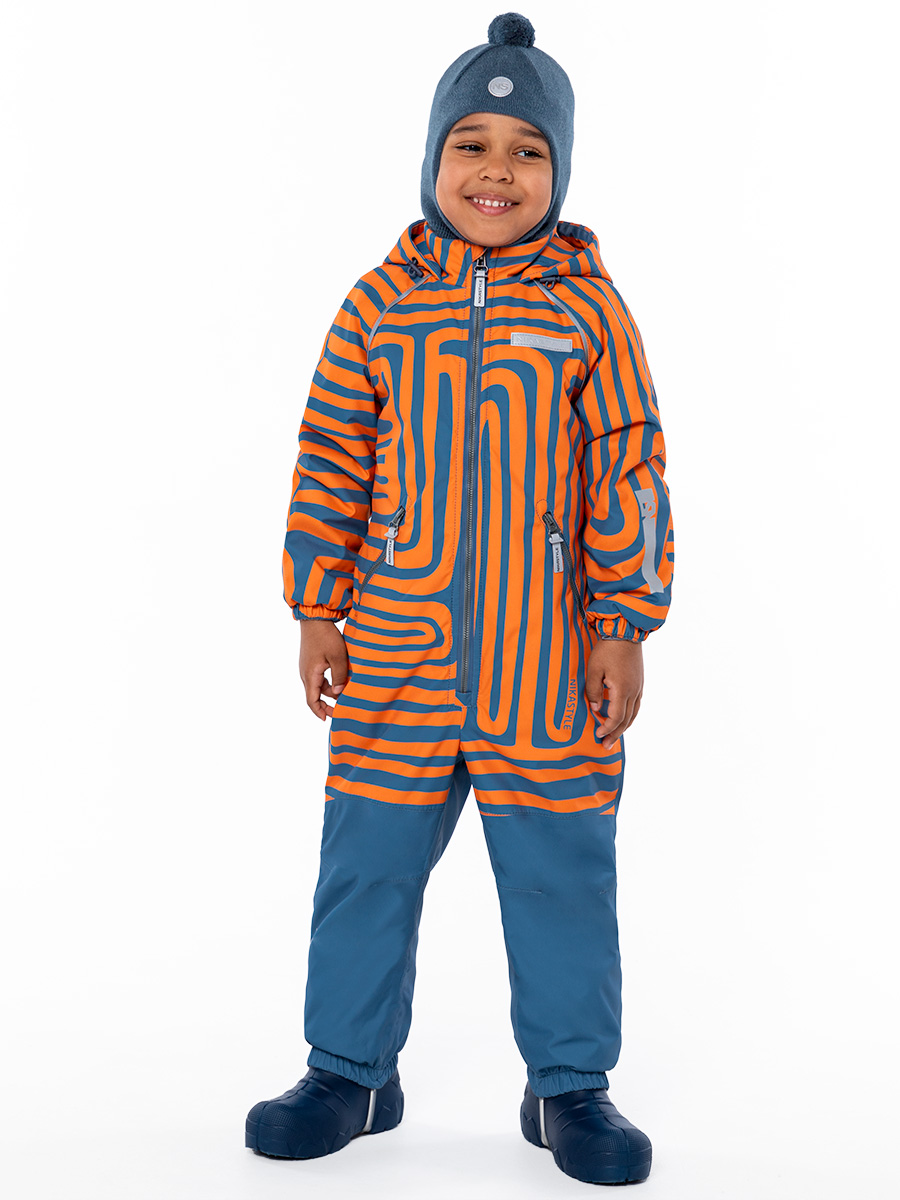 

Комбинезон детский NIKASTYLE 8м0924, апельсин джинс, 110, Синий, 8м0924