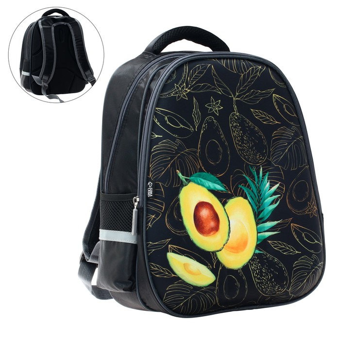 

Рюкзак каркасный Calligrata, Avocado style, 39 х 30 х 14 см, Черный