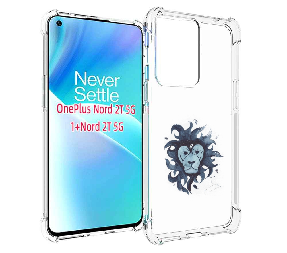 

Чехол MyPads знак зодиака лев 5 для OnePlus Nord 2T, Прозрачный, Tocco