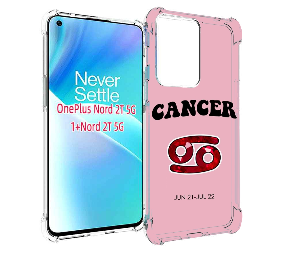 

Чехол MyPads знак зодиака рак 1 для OnePlus Nord 2T, Прозрачный, Tocco