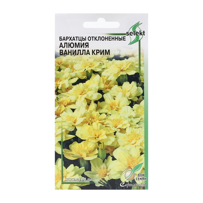 

Семена бархатцы Дом семян Алюмия 9485357-2p 2 уп.