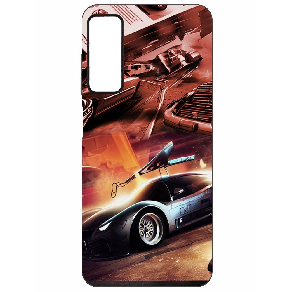 

Чехол-накладка Софт Автодинамика для TCL 20L, Черный