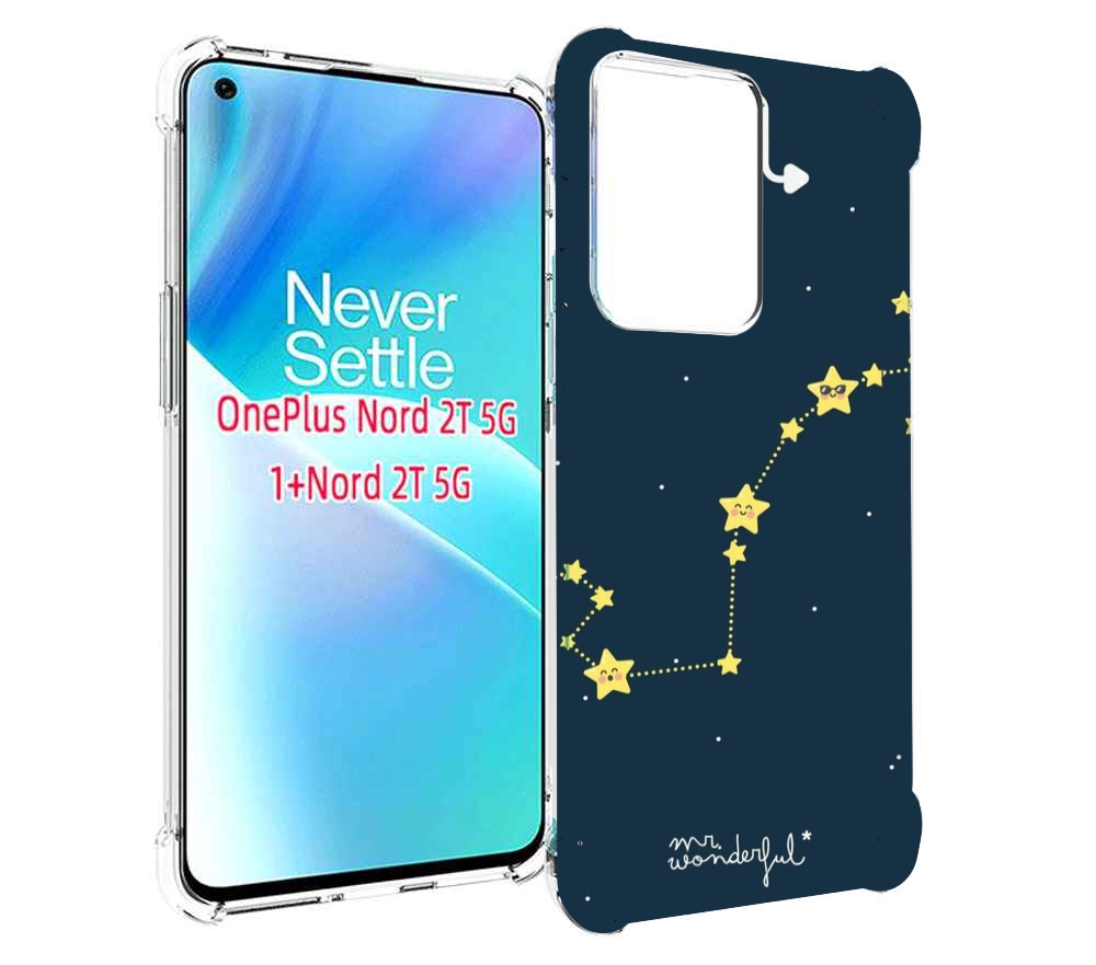 

Чехол MyPads знак зодиака скорпион 1 для OnePlus Nord 2T, Прозрачный, Tocco