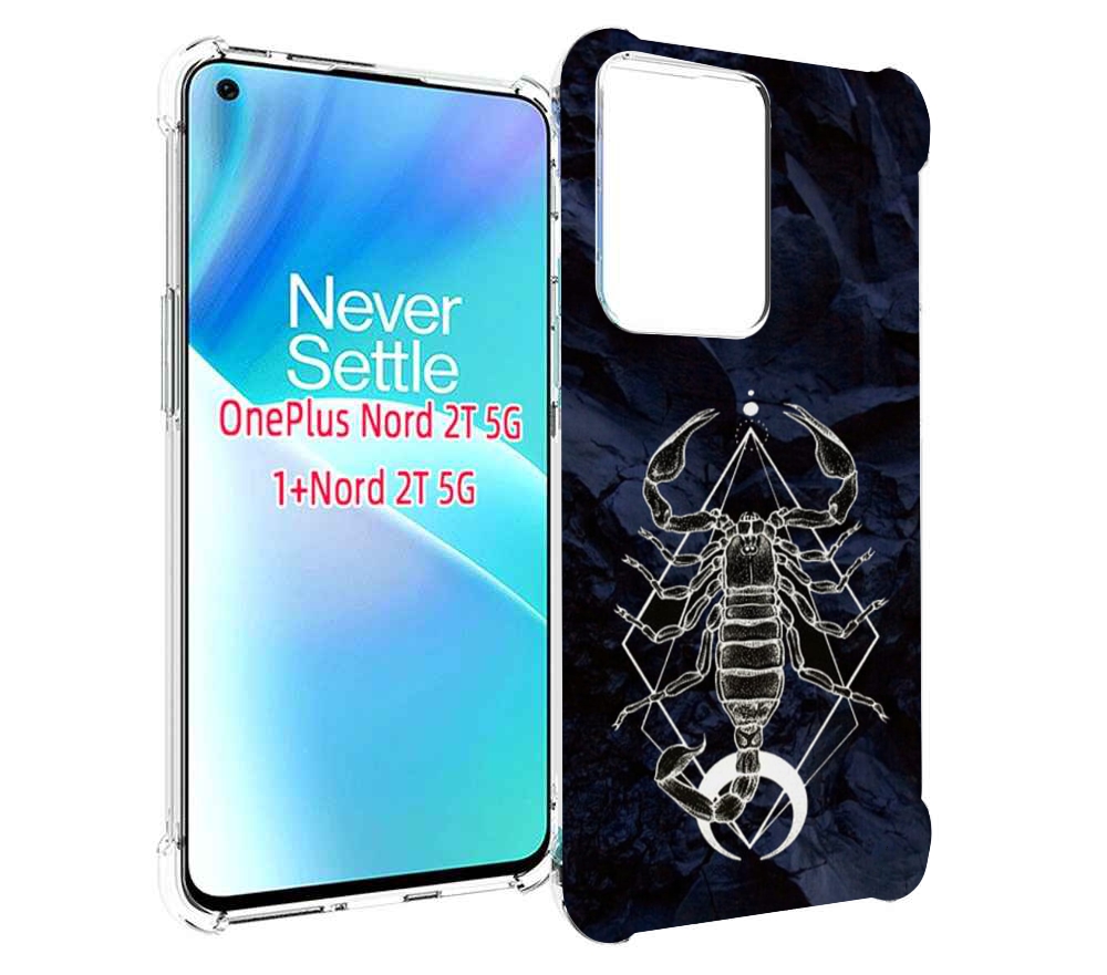 

Чехол MyPads знак зодиака скорпион 3 для OnePlus Nord 2T, Прозрачный, Tocco