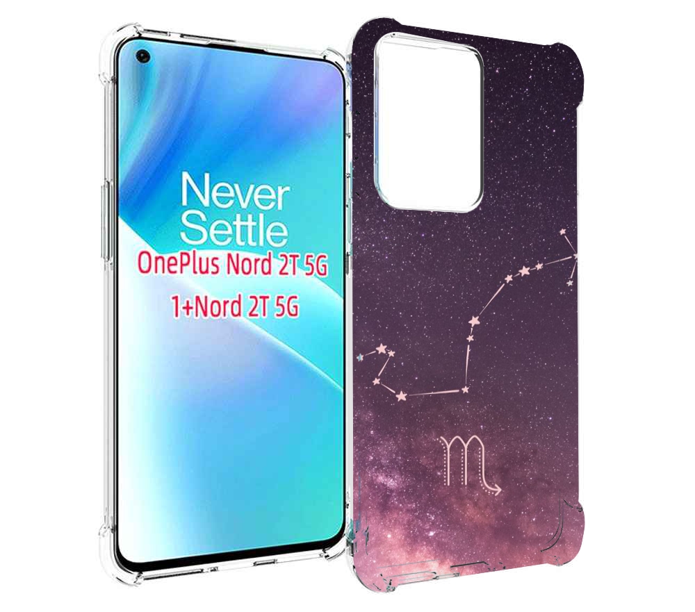 

Чехол MyPads знак зодиака скорпион 4 для OnePlus Nord 2T, Прозрачный, Tocco
