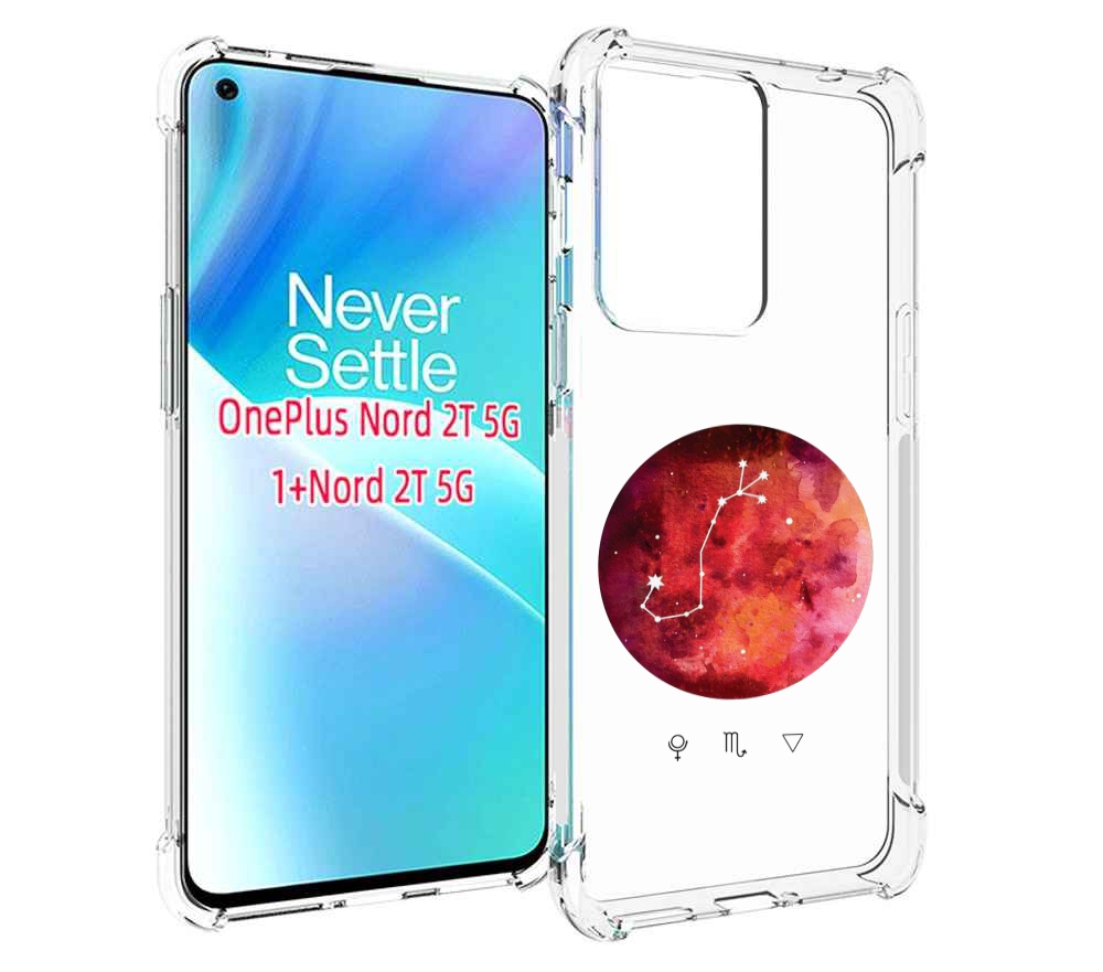 

Чехол MyPads знак зодиака скорпион 6 для OnePlus Nord 2T, Прозрачный, Tocco