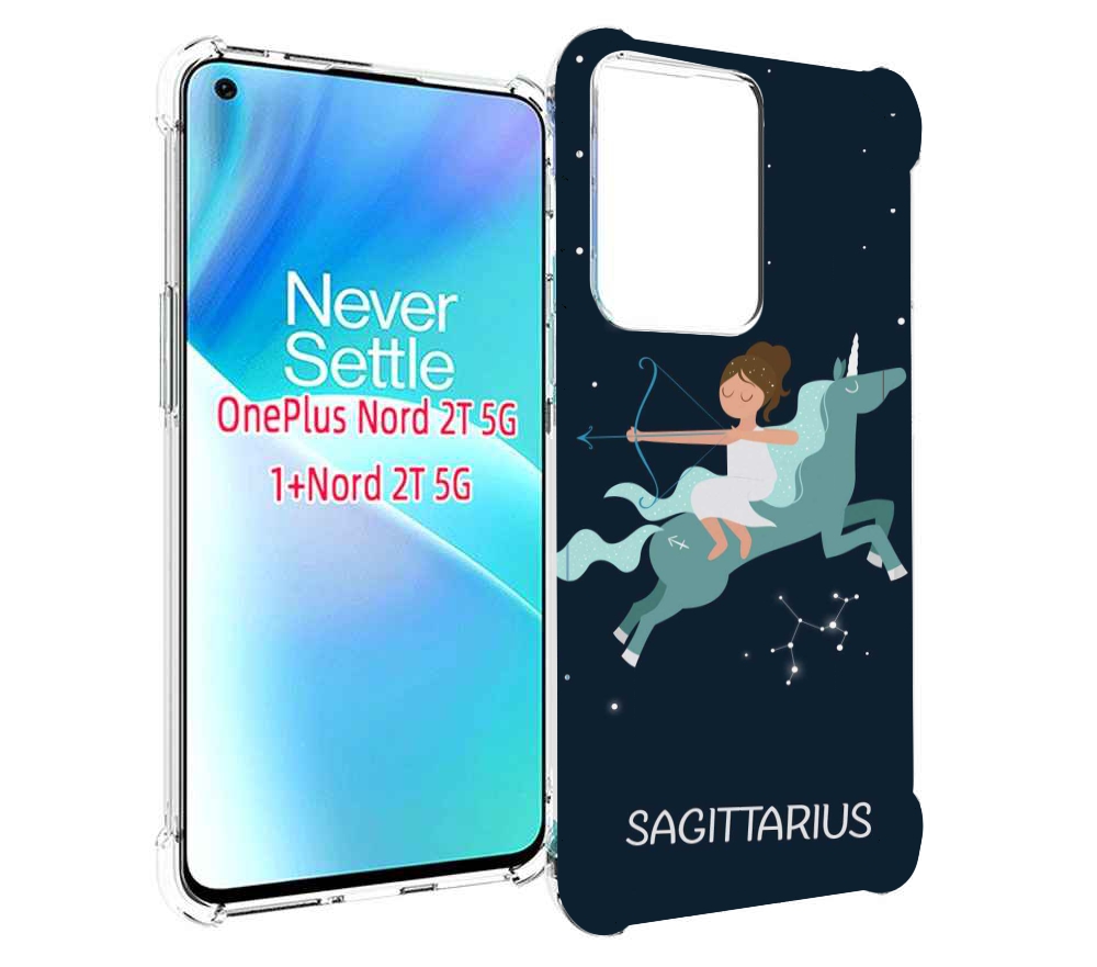 

Чехол MyPads знак зодиака стрелец 5 для OnePlus Nord 2T, Прозрачный, Tocco