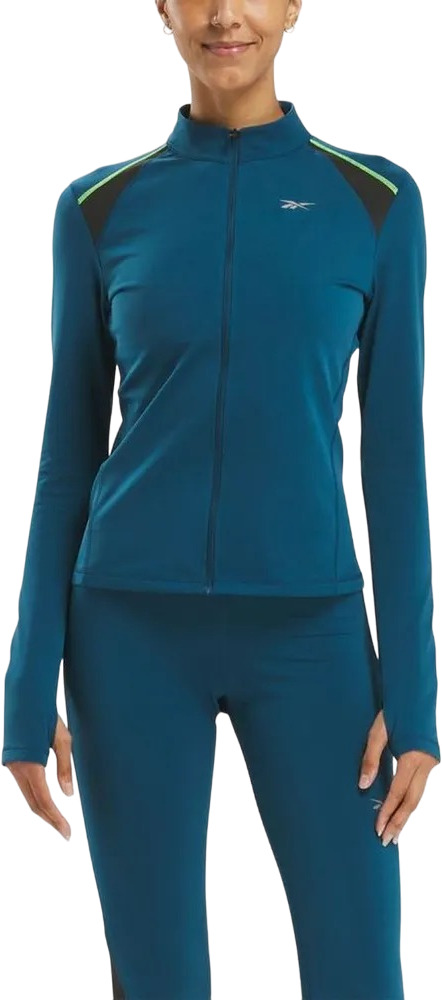 Олимпийка женская Reebok Running Warming Jacket синяя L