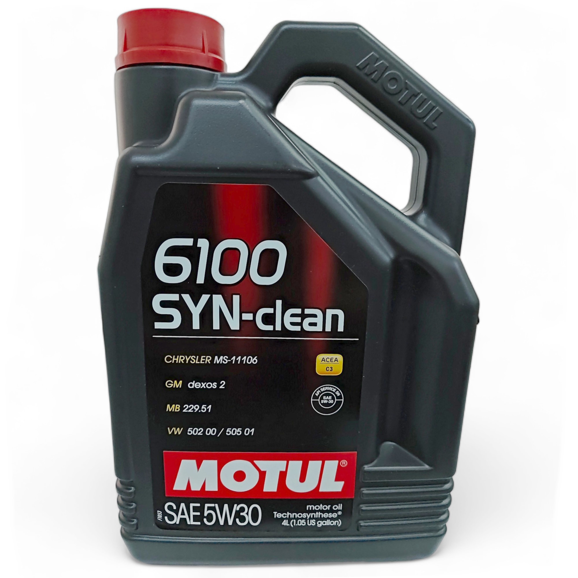 

Моторное масло MOTUL 6100 SYN-CLEAN 5W30 (4л) Technosynthese 112134, 6100 SYN-CLEAN 5W30 4L