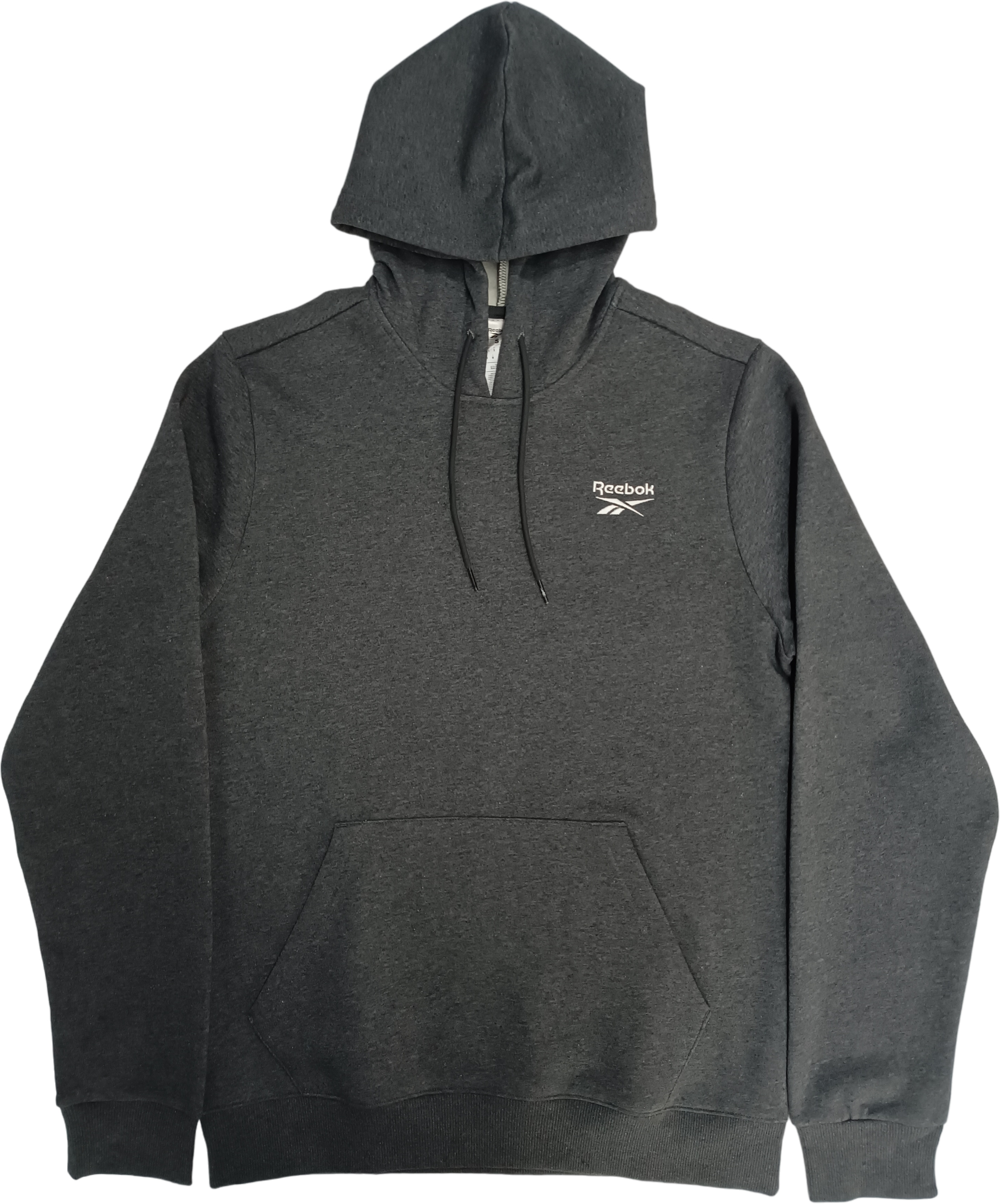 

Худи мужское Reebok Identity Small Logo Fleece Hoodie серое XL, Серый, Identity Small Logo Fleece Hoodie