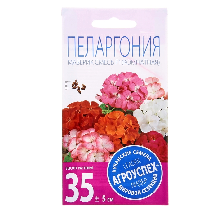 

Семена пеларгония Агроуспех Cмесь 1094475-2p 2 уп.