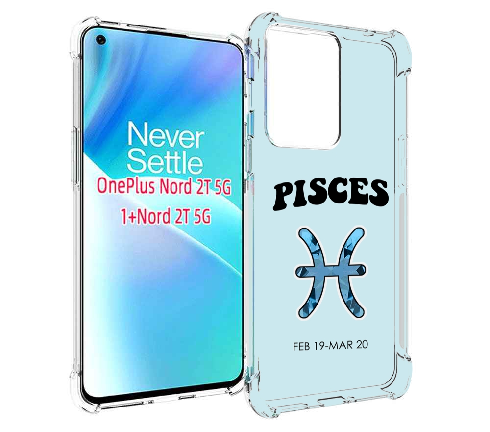 

Чехол MyPads знак-зодиака-рыбы-3 для OnePlus Nord 2T, Прозрачный, Tocco