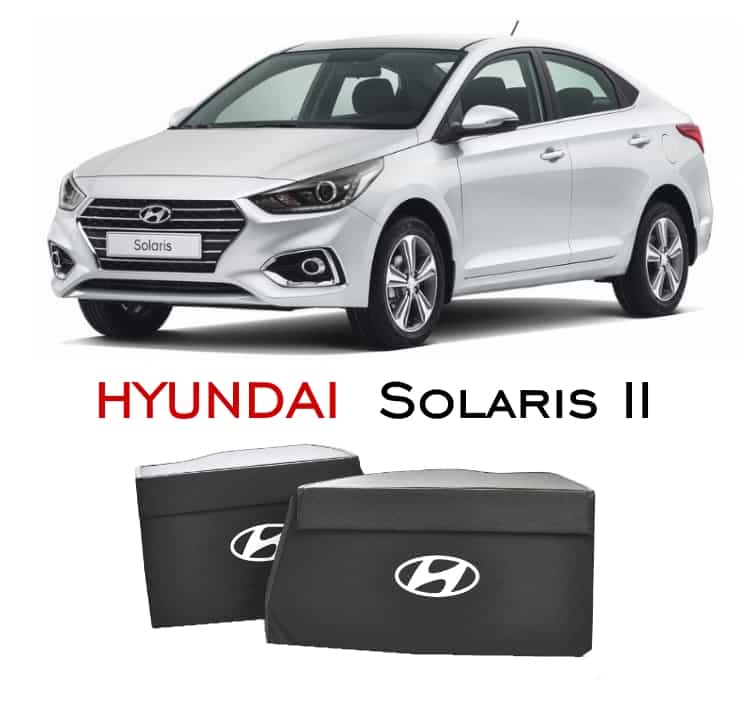 

Органайзеры в багажник Автостиль для Hyundai Solaris 2017 2020 II Комплект, Черный