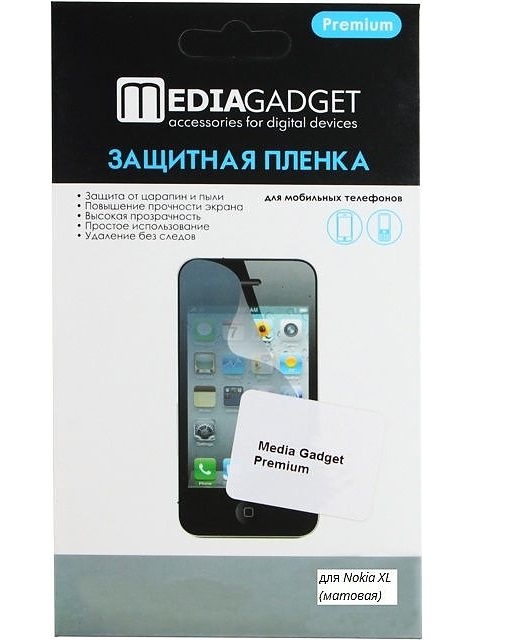 

Защитная пленка Media Gadget для Nokia Lumia XL (матовая)