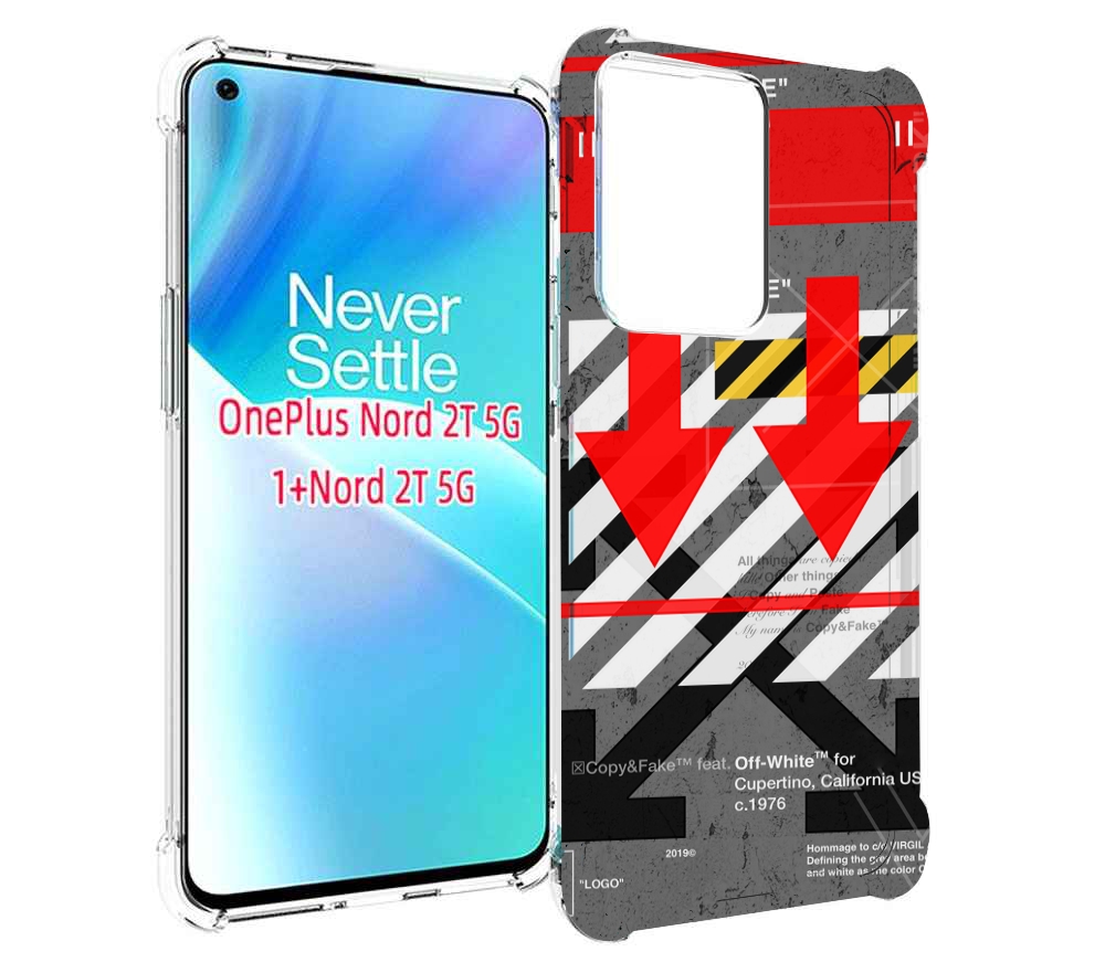 

Чехол MyPads знаки-логотипы для OnePlus Nord 2T, Прозрачный, Tocco