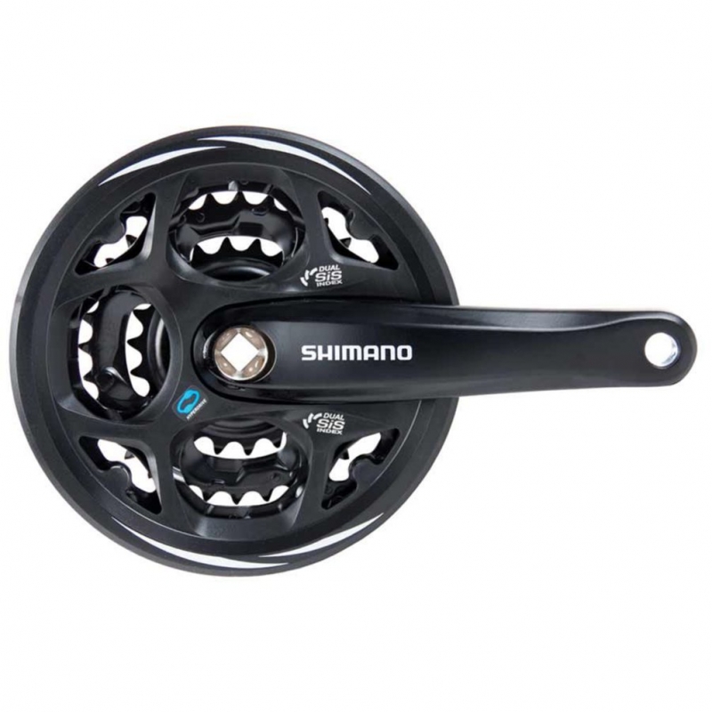 фото Shimano система shimano altus, m311, 170мм, кв, 42/32/22t чёрный