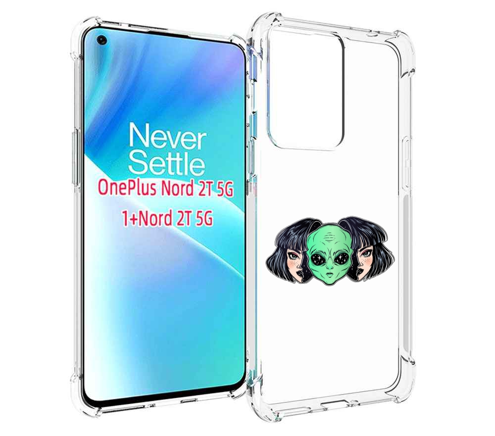 

Чехол MyPads инопланетянин в девочке женский для OnePlus Nord 2T, Прозрачный, Tocco