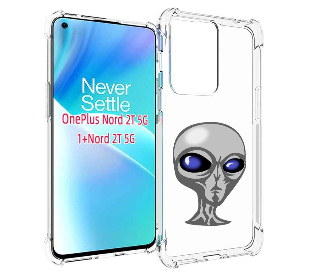 

Чехол MyPads инопланетянин для OnePlus Nord 2T, Прозрачный, Tocco