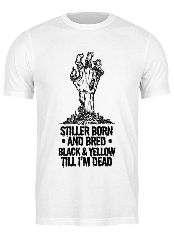

Футболка мужская Printio Steeler зомби белая L, Белый, Steeler зомби