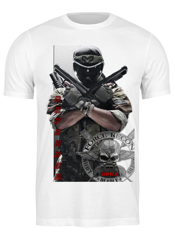 

Футболка мужская Printio Защитник белая 3XL, Белый, Защитник