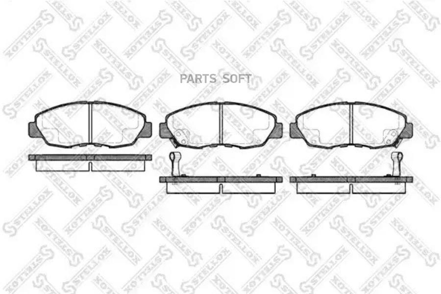 

Тормозные колодки Stellox 335002SX