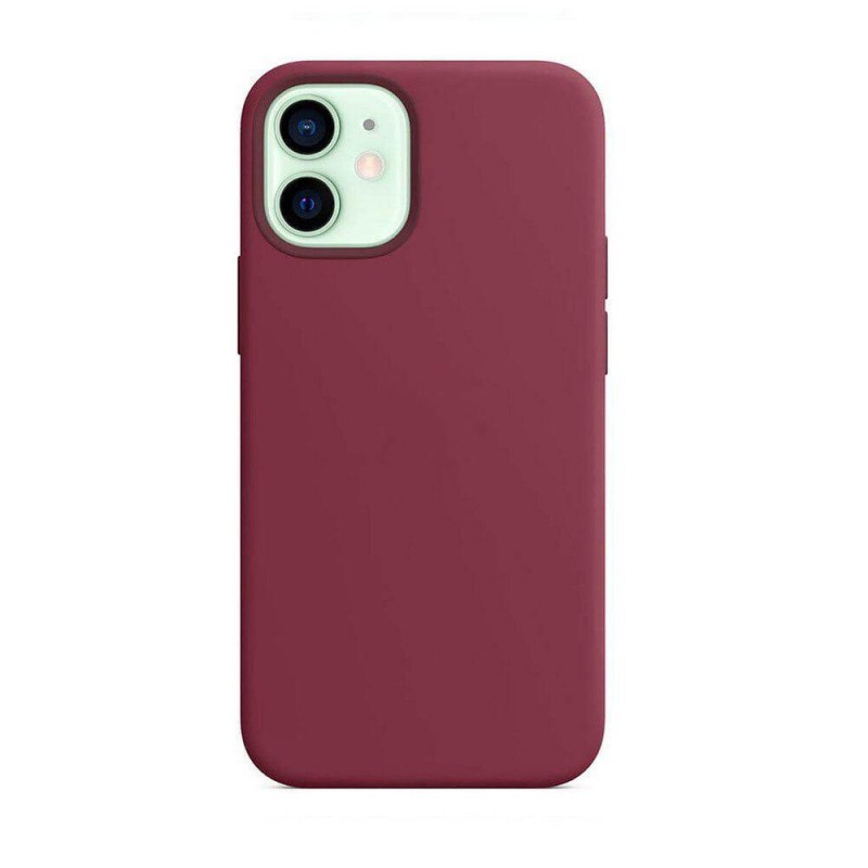 фото Чехол silicone для iphone 12 / 12 pro overlay (вишневый) ёmart