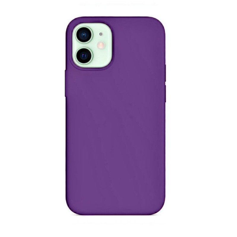 фото Чехол silicone для iphone 12 / 12 pro overlay (фиолетовый) ёmart