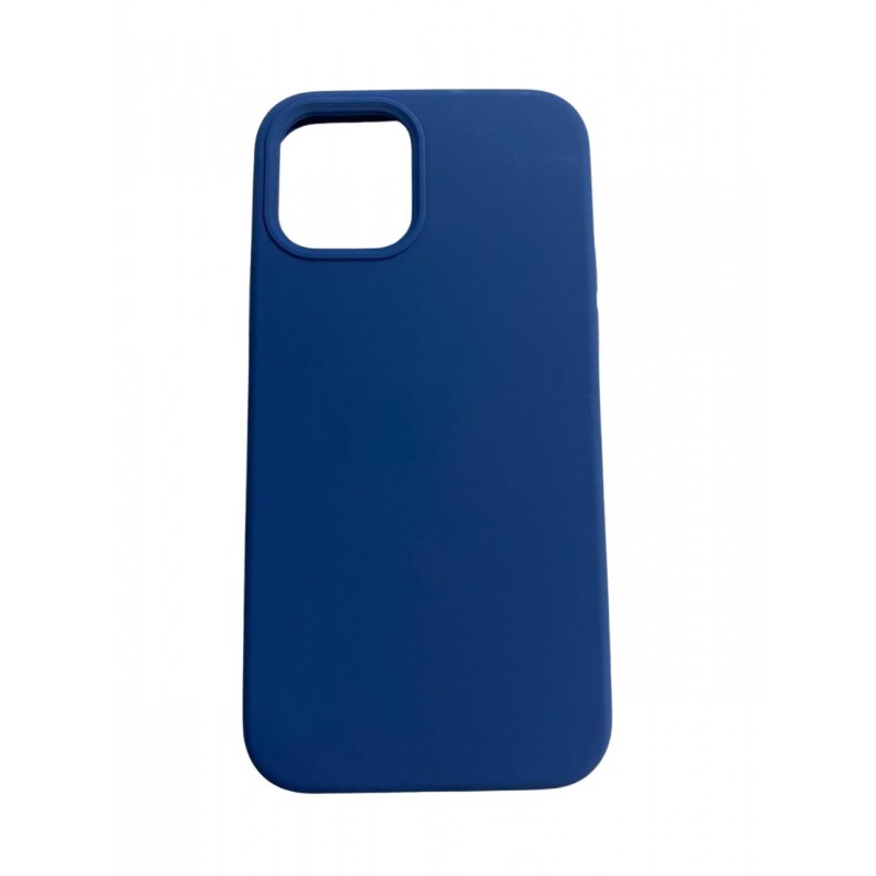 фото Чехол silicone для iphone 12 / 12 pro overlay (синий) ёmart