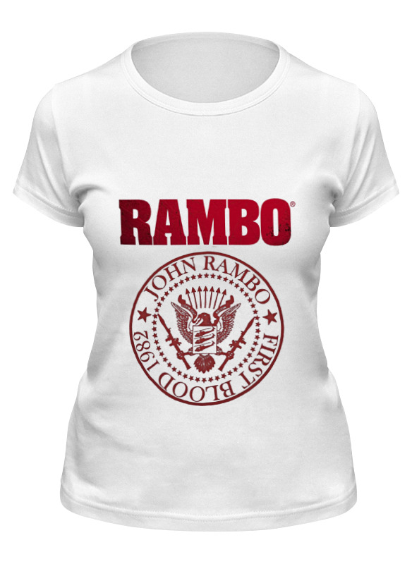 

Футболка женская Printio Rambo белая L, Белый, Rambo