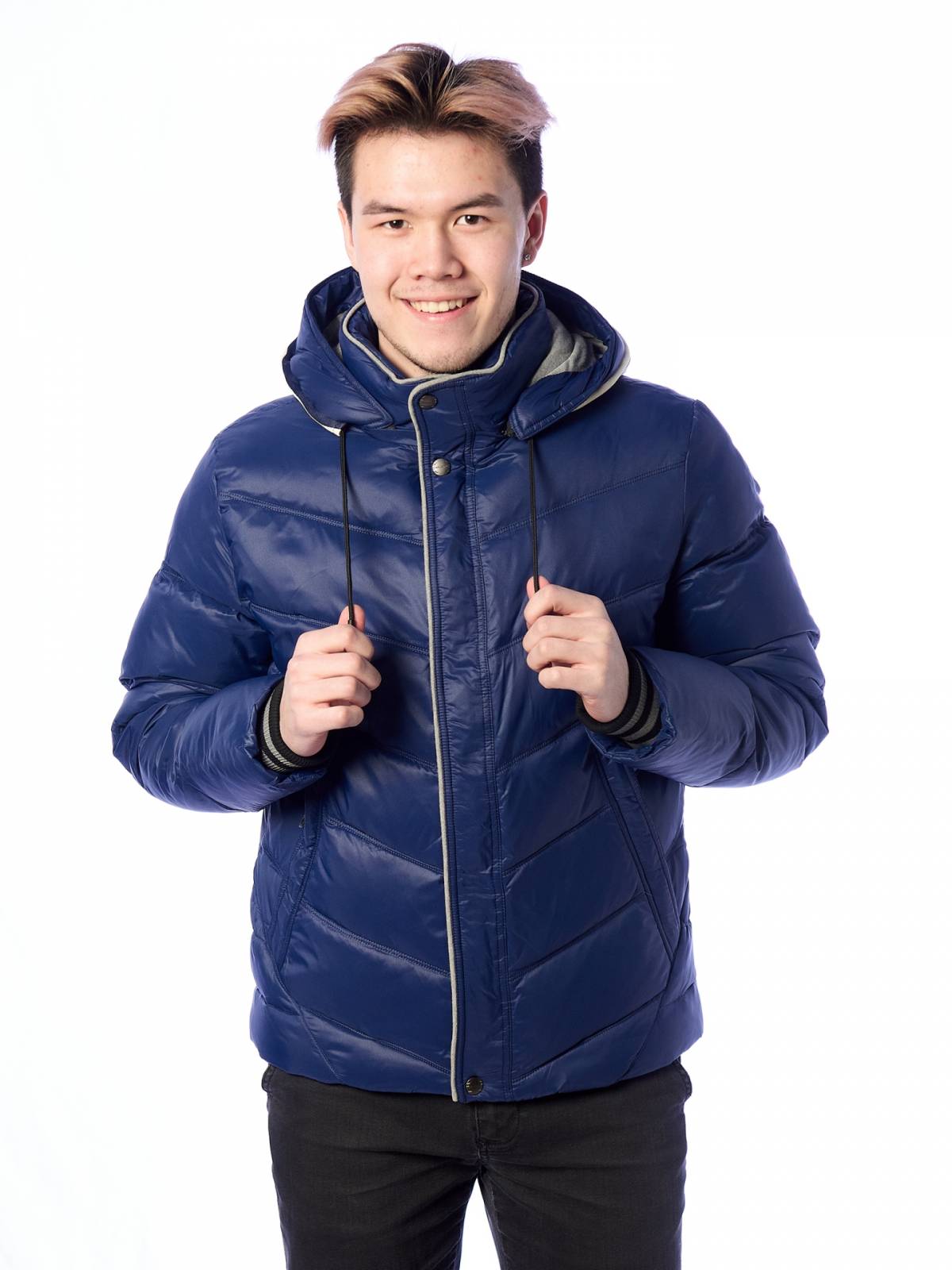 

Пуховик мужской Malidinu 4163 синий 54 RU, 4163