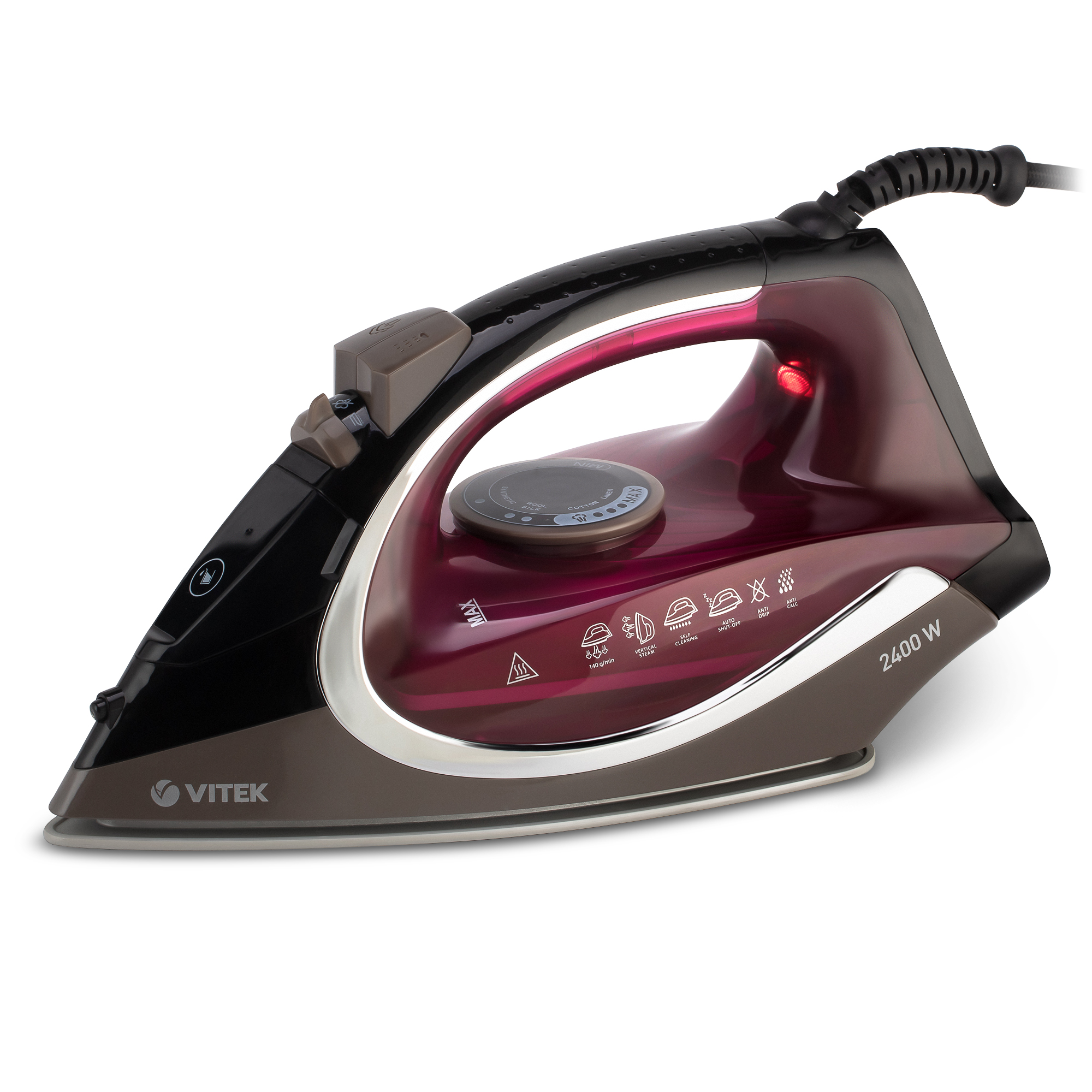 

Утюг VITEK VT-8309 красный, черный, VT-8309