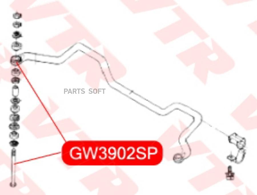 

Тяга стабилизатора VTR передней подвески полиуретан GW3902SP