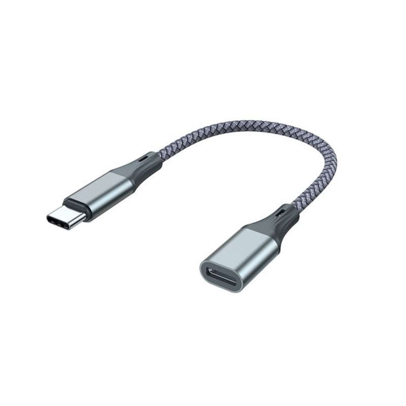 Переходник KS-IS KS-838Gr-C Lightning - USB Type-C 0.01м