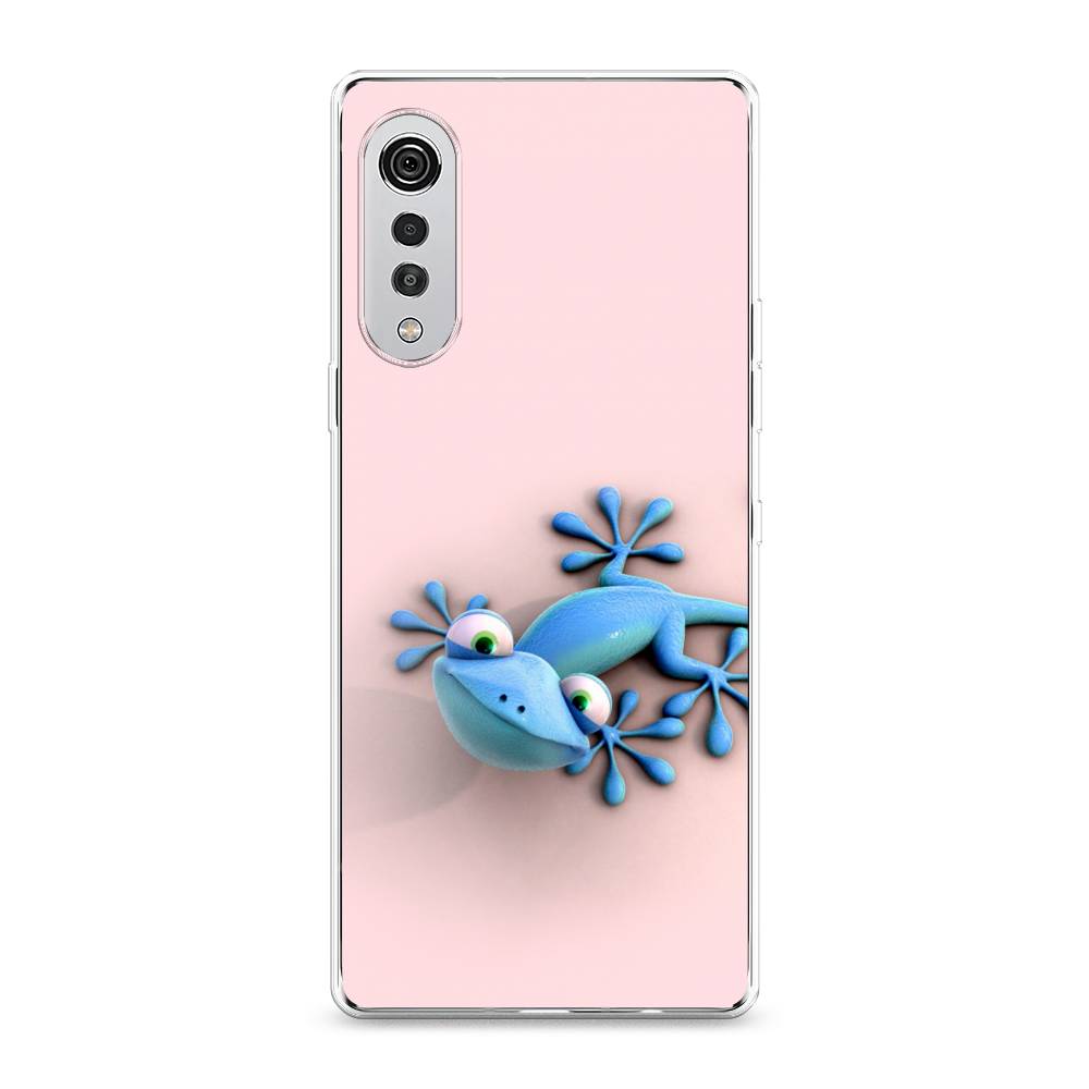 

Чехол Awog на LG Velvet 4G/5G "Голубая ящерка", 84450-2