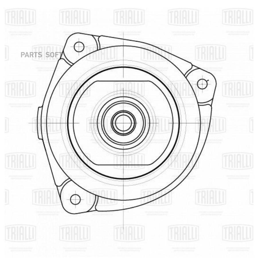 

TRIALLI Опора стойки перед. для ам Nissan Note (06-)Tiida (04-) (с подшип. лев.) (SA 1452)
