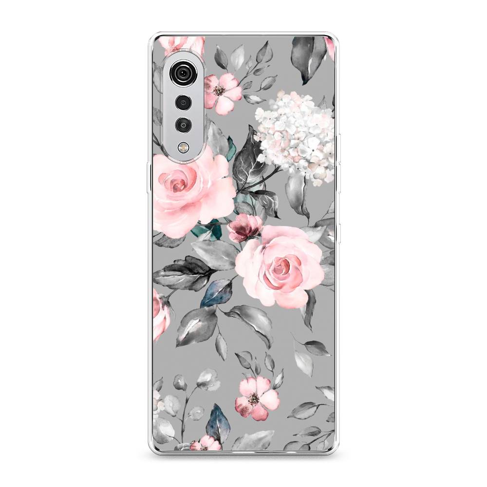 

Чехол Awog "Розы на сером" для LG Velvet 4G/5G, 84450-8