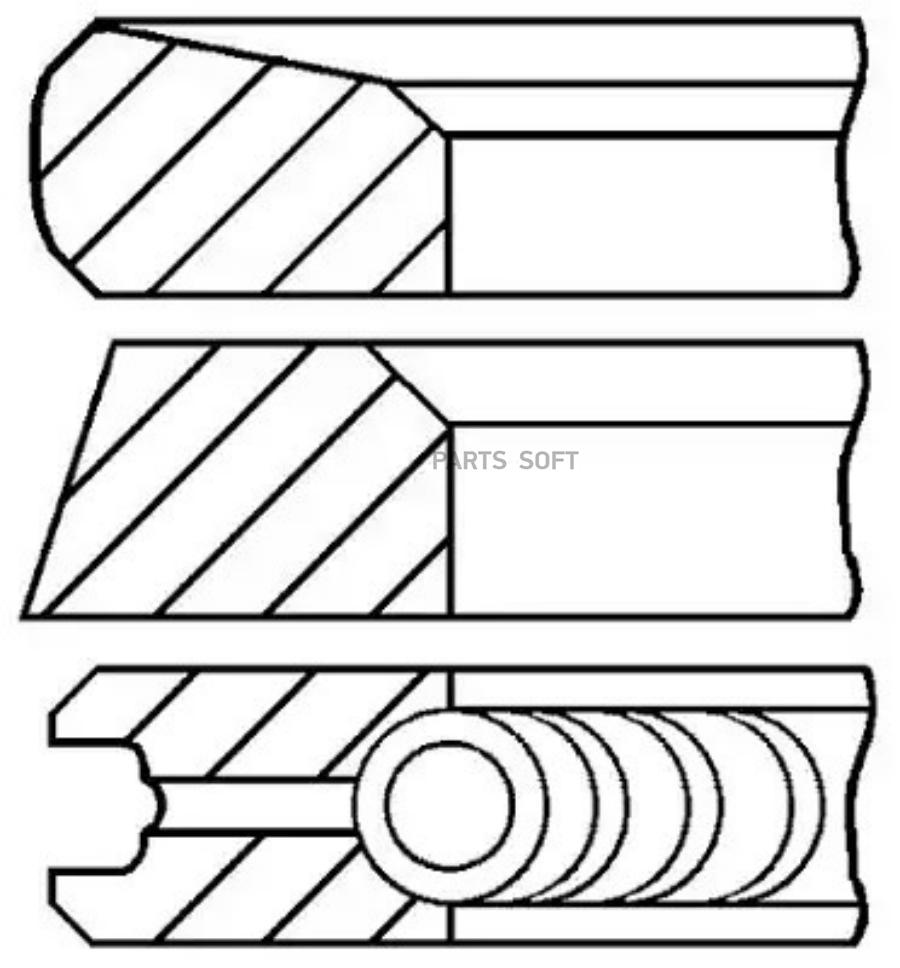 

08-123721-00_кольца поршневые d93.67x2.5x2x4 +0.65 1 ford transit 2.5d/td 84>