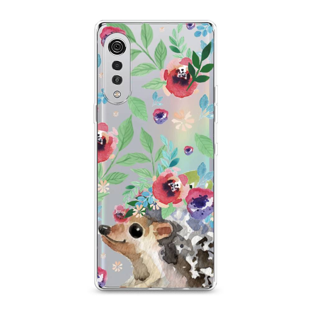 

Чехол Awog на LG Velvet 4G/5G "Ежик в цветах акварель", 84450-2