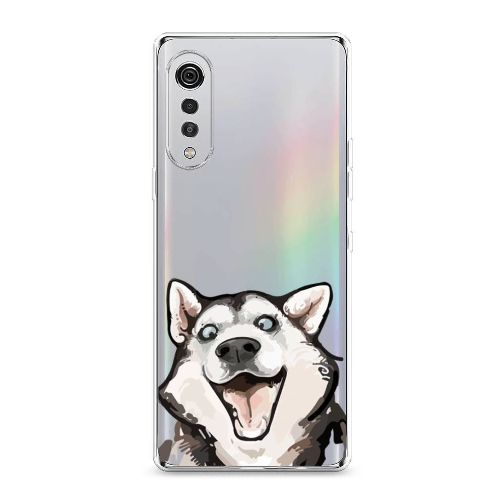 

Чехол Awog на LG Velvet 4G/5G "Радостный хаски", 84450-1