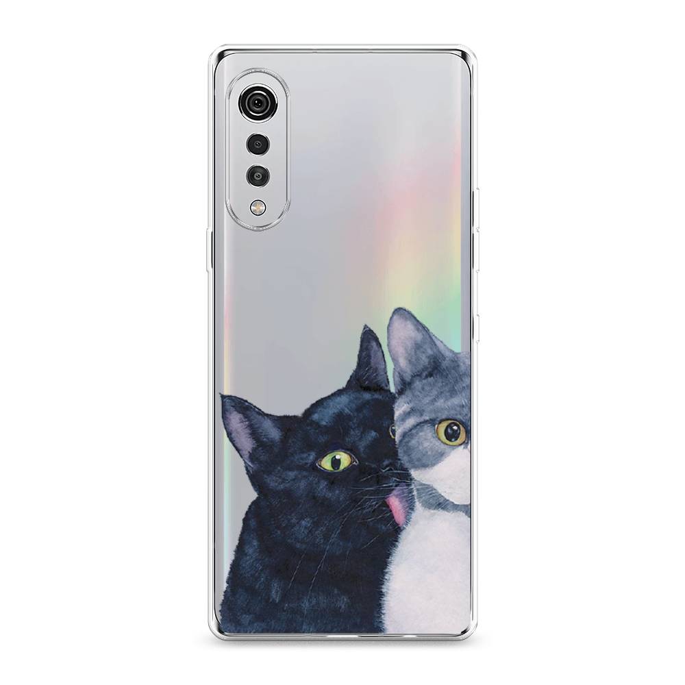 

Чехол Awog на LG Velvet 4G/5G "Кошачья любовь", 84450-1
