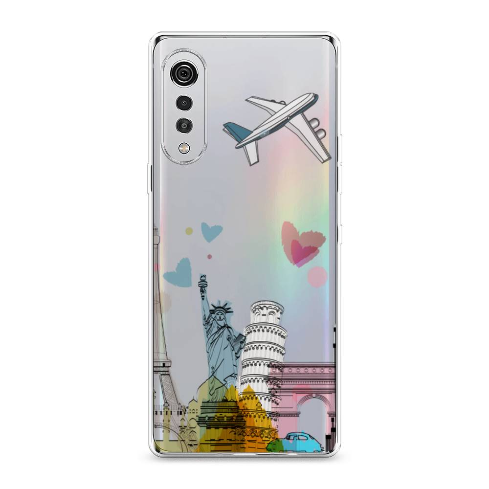 

Чехол Awog на LG Velvet 4G/5G "Самолет путешествий", 84450-10