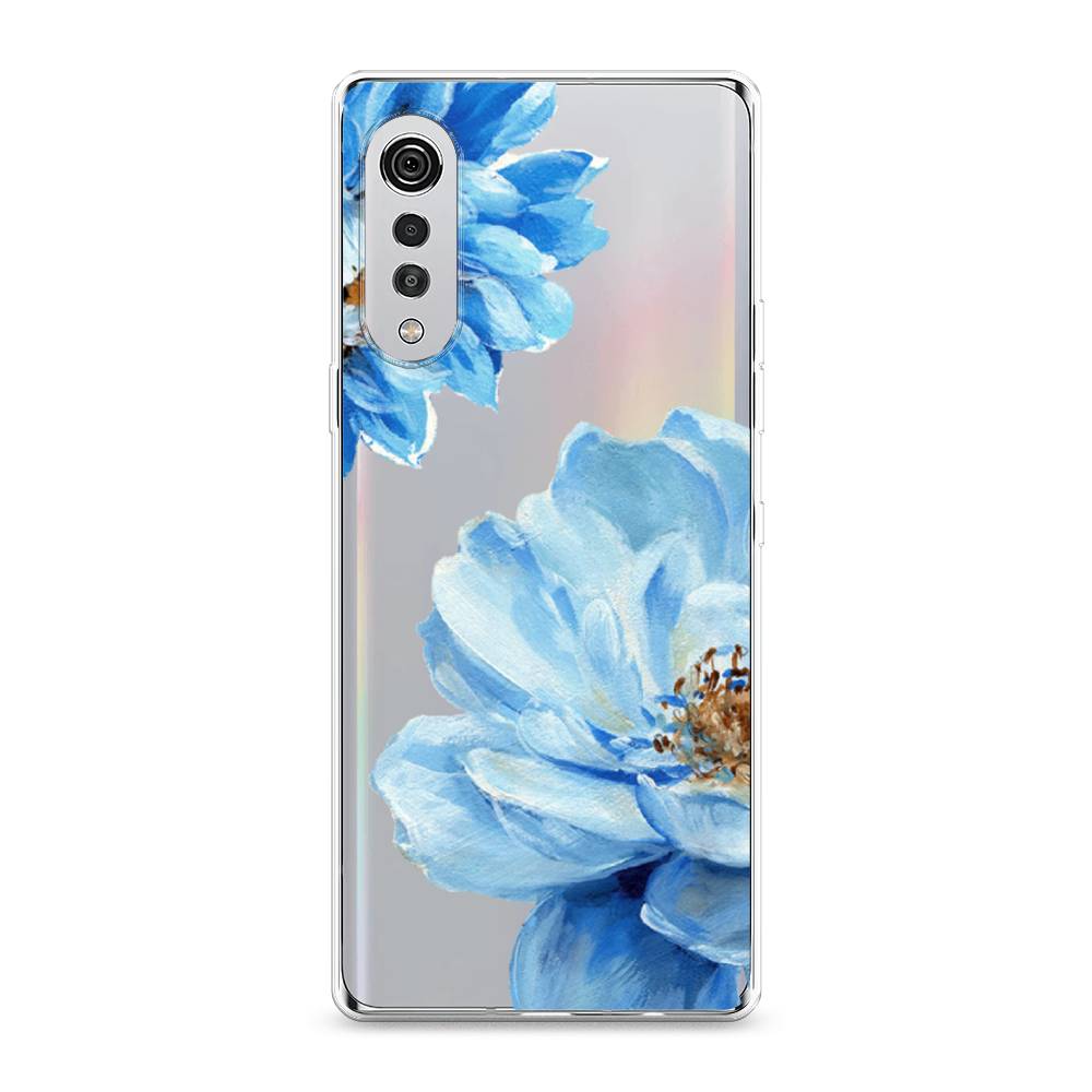 

Чехол Awog на LG Velvet 4G/5G "Голубые клематисы", 84450-8