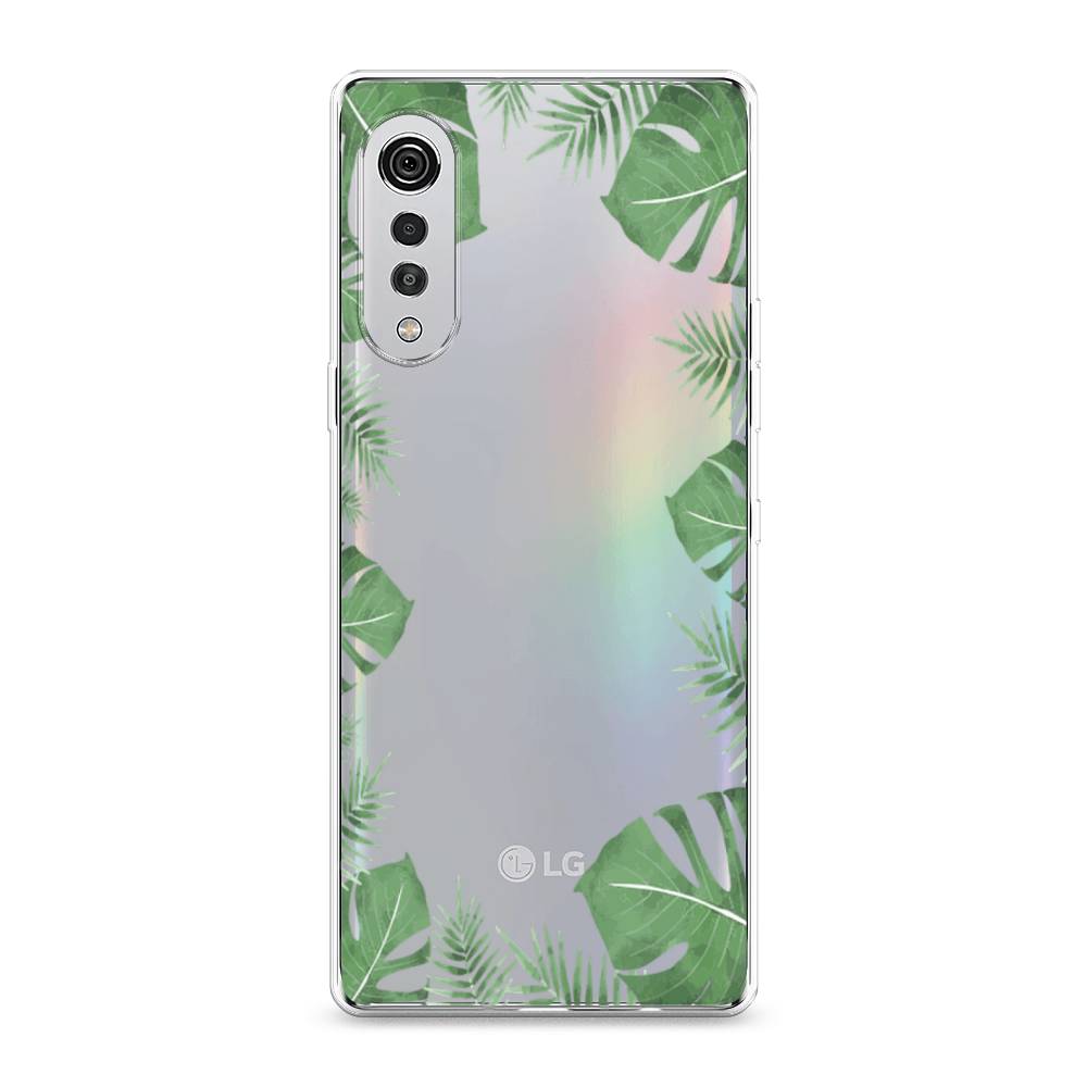 

Чехол Awog на LG Velvet 4G/5G "Листья папоротника рамка", 84450-8