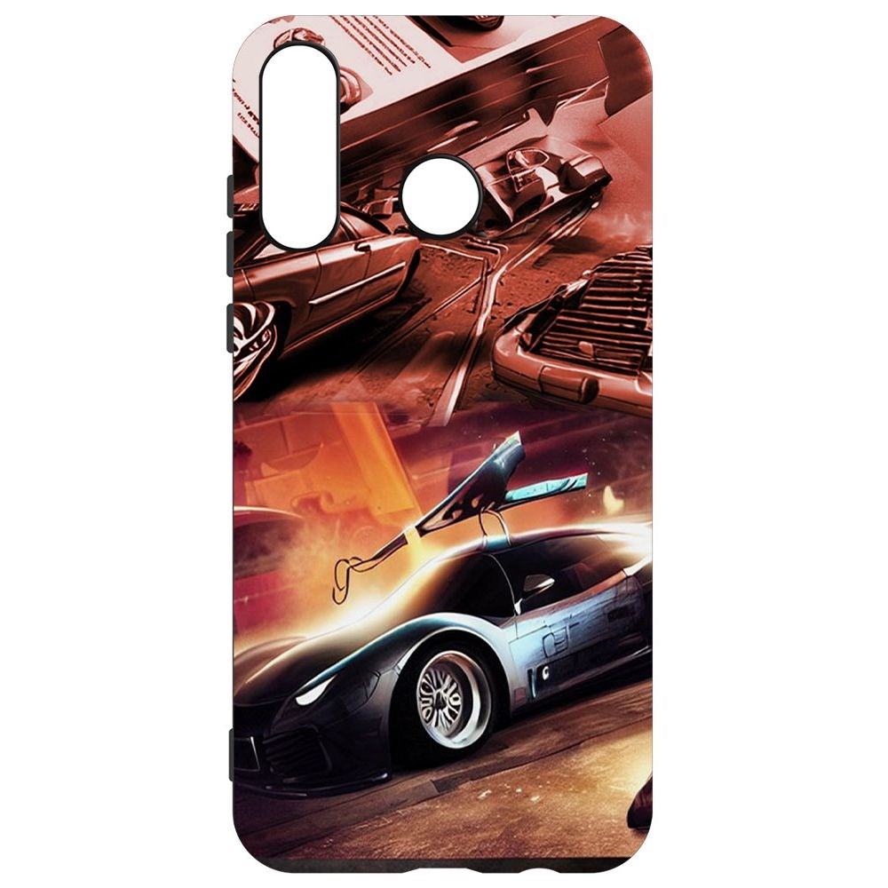 

Чехол-накладка Софт Автодинамика для Honor 20E, Черный