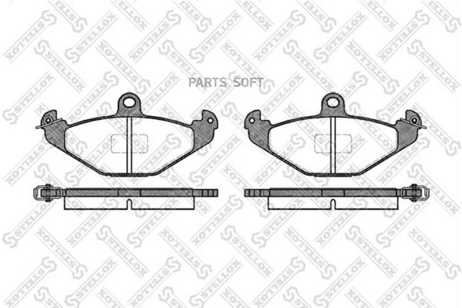 

Тормозные колодки Stellox 356010SX