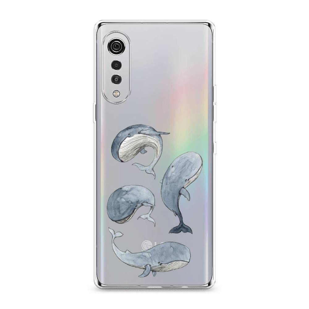 

Чехол Awog на LG Velvet 4G/5G "Киты", 84450-1